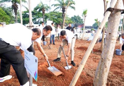 Peduli Masa Depan PLN dan Pemprov DKI Gelar Aksi Tanam Pohon di Bantaran Sungai