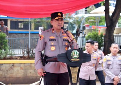 Kapolda Pimpin Upacara Kenaikan Pangkat 2.627 Personel PMJ