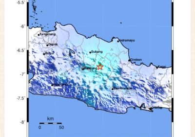 Gempabumi Tektonik M4,8 Dirasakan di Kabupaten Sumedang Jabar