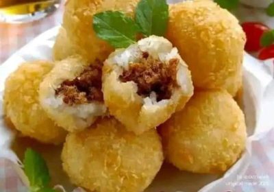 Lemper Goreng Isi Abon