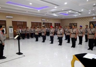 Kapolda Banten Pimpin Upacara Sertijab PJU dan Kapolres