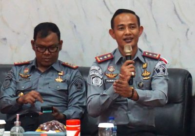 Lapas Narkotika Jakarta Anjangsana dan Koordinasi dengan Ikatan Notaris Indonesia