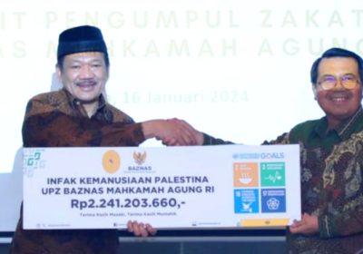 Peduli Kemanusiaan Mahkamah Agung Bantu Warga Palestina