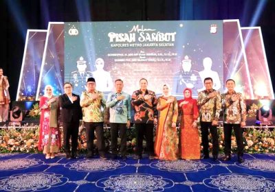 Wali Kota Munjirin Hadiri Pisah Sambut Kapolres Jakarta Selatan