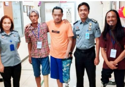 Karutan Cipinang Berikan Bantuan Kaki Palsu ke Warga Binaan Disabilitas