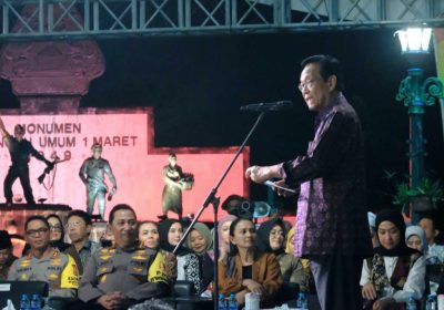 Hadiri Pentas Seni Kapolri Gelorakan Pemilu 2024 Damai