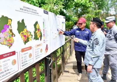 Kepala Bakamla RI Tinjau Lahan di IKN Nusantara