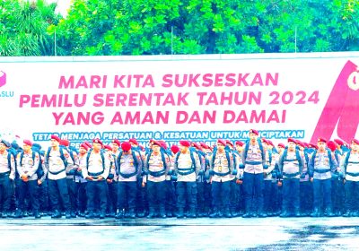 Apel Pengecekan Personel BKO PAM TPS Tahun 2024 di Wilayah Hukum Polda Metro