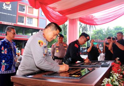 Kapolda Resmikan Gedung R Soenarjo dan Renovasi Gedung Cagar Budaya Sat Brimob