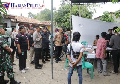 Kapolres Tangerang Kota Pantau Langsung PSL di Lima TPS