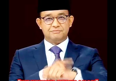 Debat Capres Anies Baswedan Gunakan Bahasa Isyarat “Waktunya Perubahan”