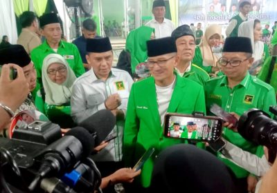 Ketua BPP PPP Sandiaga Uno Kampanye di DPW PPP Jakarta