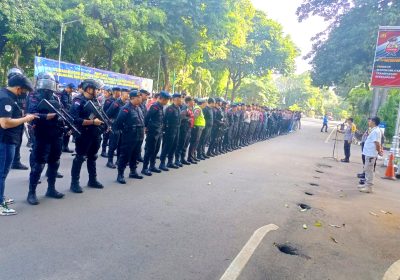 Antisipasi Gangguan Keamanan di Masa Tenang Polda Metro Gelar Patroli Skala Besar