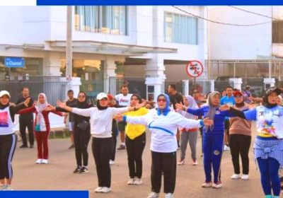 Plt Bupati Labuhanbatu Ikuti Senam Sehat