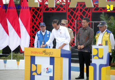Layani 41.000 KK, Presiden Jokowi Resmikan SPAL Domestik Terpusat Losari di Makassar