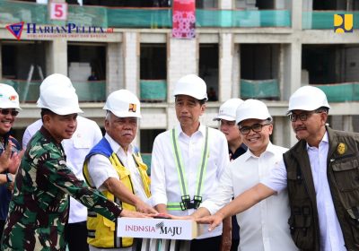 Presiden Jokowi Lakukan Topping-Off Hunian ASN-Hankam di IKN