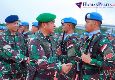 Kasad Dampingi Panglima TNI Sambut Kedatangan Kontingen Garuda XXIII-Q/Unifil