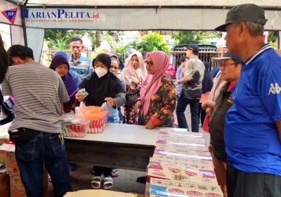 Kelurahan Bangka Gelar Bazar Paket Luar Biasa Murah