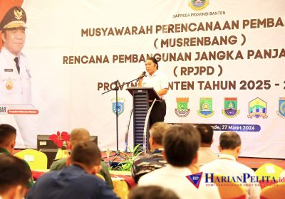 Musrenbang RPJPD 2025-2045, Pj Gubernur Banten Al Muktabar: Fokuskan pada Pencapaian Indonesia Emas 2045