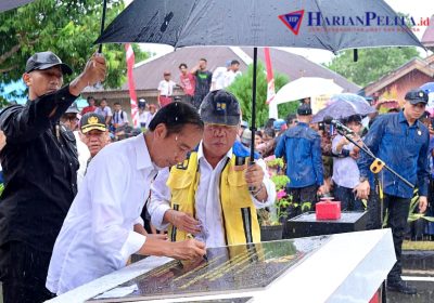 Menteri Basuki Dampingi Jokowi Resmikan 15 Ruas Inpres Jalan Daerah Sepanjang 147 km di Sulteng