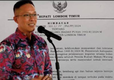 Pemda Lomtim Keluarkan Imbauan untuk Masyarakat Selama Bulan Suci Ramadhan