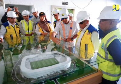 Tingkatkan Layanan Sarana Olahraga, Kementerian PUPR Rehabilitasi dan Renovasi Stadion Teladan di Medan