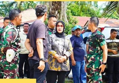 Plt Bupati dan Dandim 0209 (LB) Tinjau Rumah warga Kebakaran