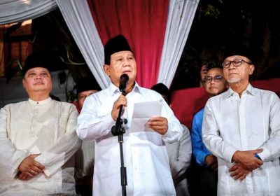 Prabowo Subianto Menyampaikan Terimakasih kepada Rakyat Indonesia
