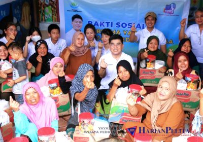 Hari Raya Idhul Fitri, Yayasan Wijaya Peduli Bangsa Berikan Bantuan Sembako dan Makanan di TPST Bantar Gebang