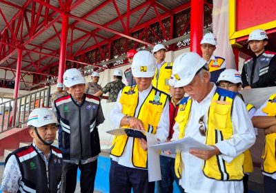 Menteri Basuki Tinjau Renovasi Stadion Gelora Madura Ratu Pamelingan di Pamekasan