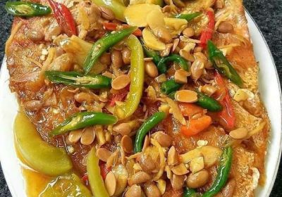 Kakap Merah Tauco Cabe Hijau