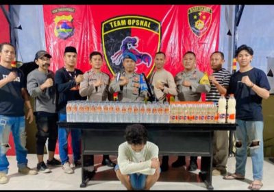 Cegah Peredaran Miras Polsek Rasanae Barat Polres Bima Kota Gelar Razia Miras