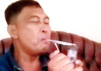 Pakai Sabu Sambil Direkam Pria Lampung Ini Tantang Polisi