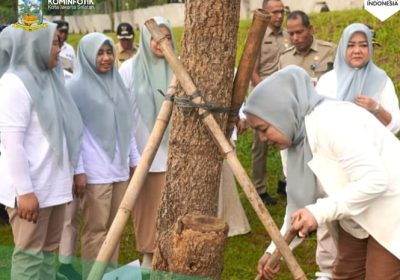 Dharma Wanita Persatuan Jaksel Gelar Peringati Hari Lingkungan Hidup di Waduk Brigif