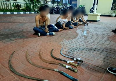 Bubarkan Tawuran di Meruya Selatan Polisi Dibacok Celurit