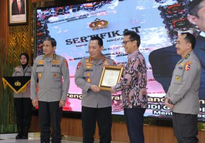 Kapolri Jenderal Listyo Sigit Prabowo Buka Rakernis Gabungan 4 Satker Polri
