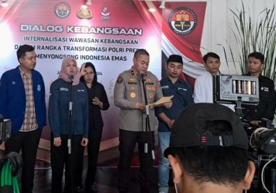 Polri dan Persatuan Mahasiswa Pecinta Tanah Air Indonesia Gelar Dialog Kebangsaan