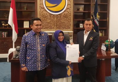 Rahma Direkomendasikan Partai NasDem Bacalon Walikota Tanjungpinang