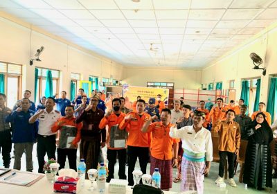 BPBD Lotim Laksanakan Kegiatan Sekolah Lapang Gempa Bumi dan Tsunami Mandiri