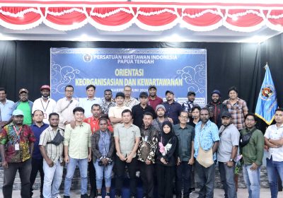 PWI Papua Tengah Catat Sejarah Orientasi Kewartawanan dan Keorganisasian Pertama