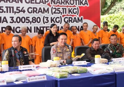 Gagalkan Peredaran Sabu 25 Kg dan 34.000 Pil Ekstasi, Kapolda Riau Ultimatum Bandar Narkoba