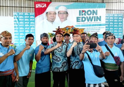 Sholawat Badar Sambut Calon Bupati dan Calon Wakil Bupati Iron-Edwin