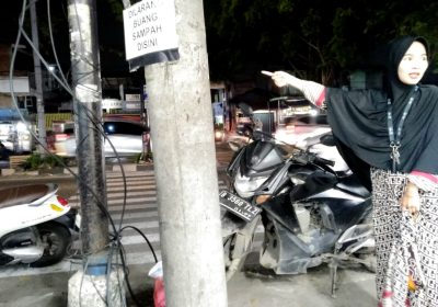 Leher Pemotor Luka Terjerat Kabel di Jatinegara Jakarta Timur