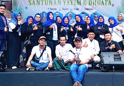 Warga Cileduk Santuni Ratusan Yatim dan Dhuafa Meriahkan Tahun Baru Islam 1446 Hijriah
