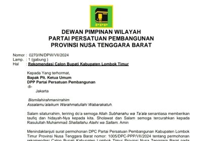 Paslon Bupati dan Wakil Bupati Iron-Edwin Dapat Rekom dari Partai Kabah