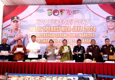 Ditresnarkoba Polda MetroMusnahkan Ratusan Kilogram Sabu dan Ribuan Butir Ekstasi