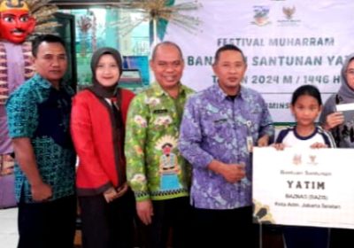 Bazis Jaksel Saluran Paket Sembako untuk Anak Yatin Usia Sekolah
