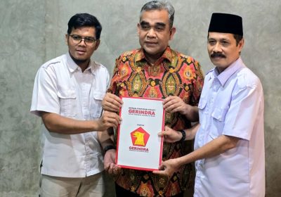DR Syariful dan H Usnen Terima Rekomendasi dari DPP Gerindra Calon Bupati dan Wakil Bupati Bangka