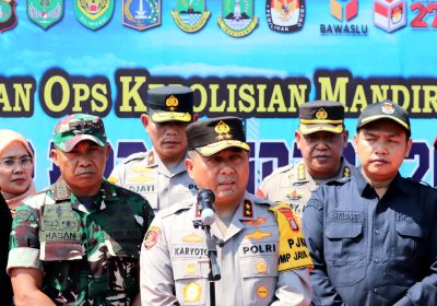 Kapolda Metro Pimpin Apel Gelar Pasukan Operasi Mantap Praja