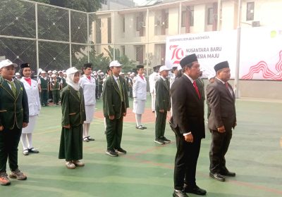 Sekolah Bakti Mulya 400 Jakarta Gelar Upacara Peringati HUT RI ke 79